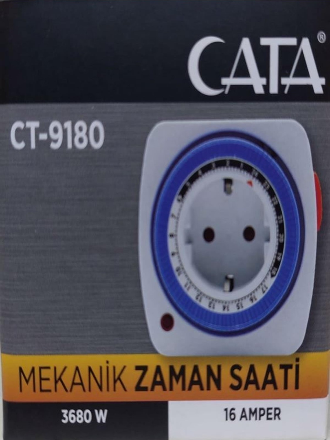 Mekanik Zaman Saat Ayarlı Priz / CT-9180