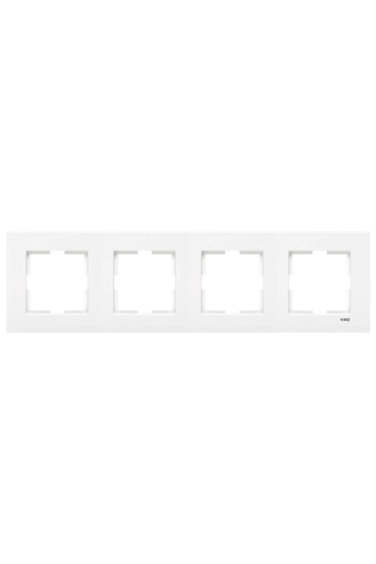 Karre Dörtlü Çerçeve Priz Anahtar Için Beyaz Yatay