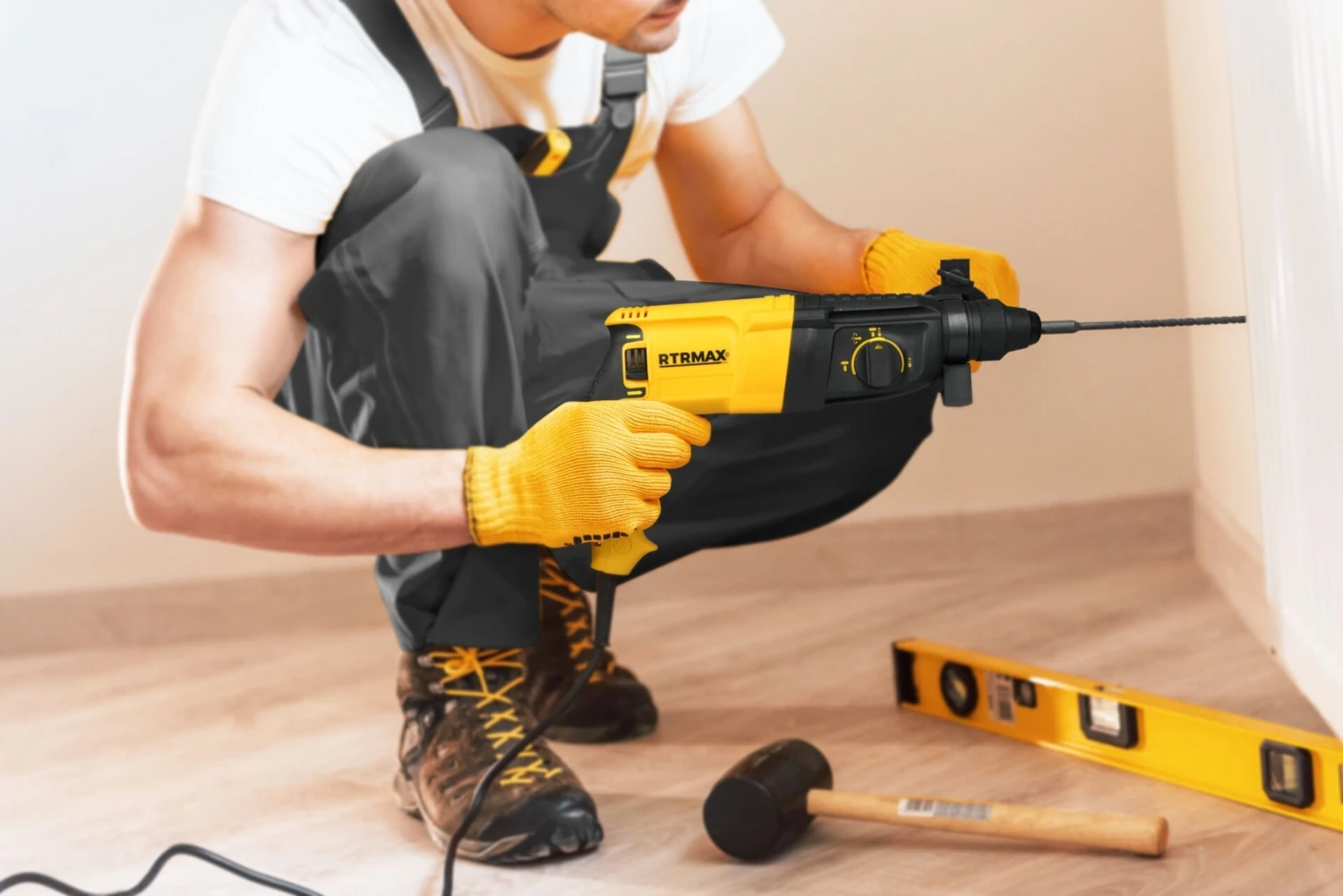 RTM226 Elektropnömatik Sds Plus Kırıcı ve Delici 800 W 3.0 Jul 26 mm