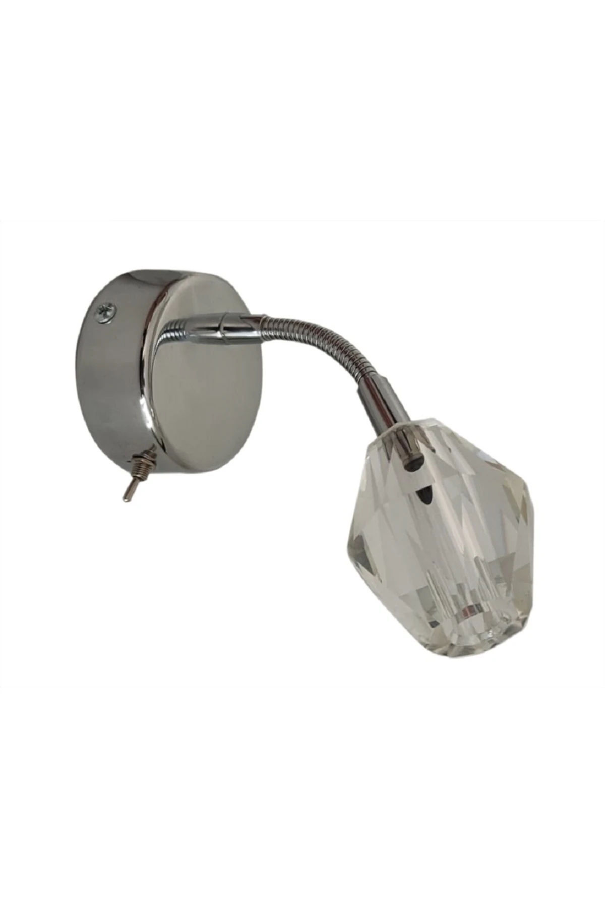 Yiğitled 12V Okuma Lambası tekne,karavan,marıne 3W LED Günışığı Anahtarlı 10cm sipiral hareketli