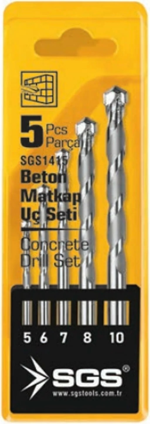 SGS SGS1415 Matkap Uçu 5'li