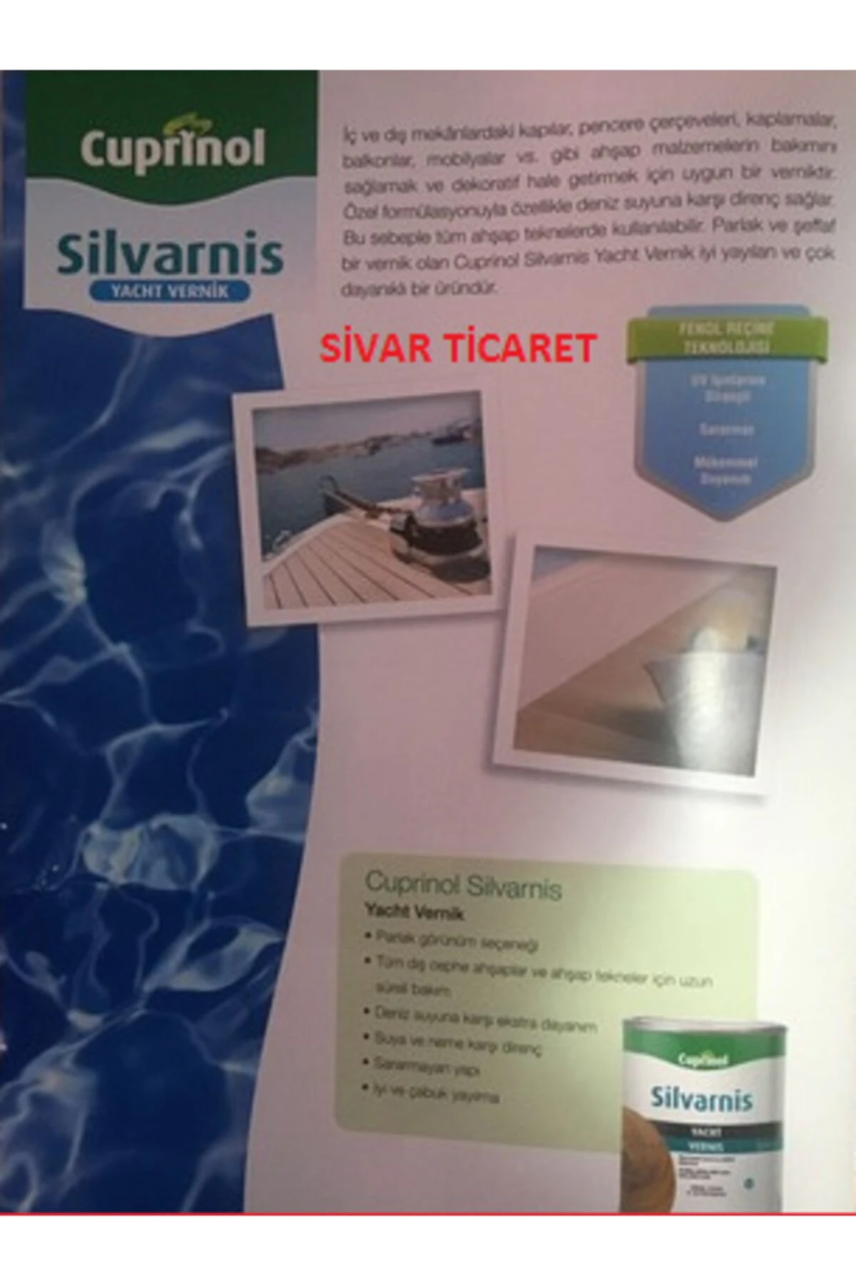 Silvarnis Yat Verniği 2.5 Lt