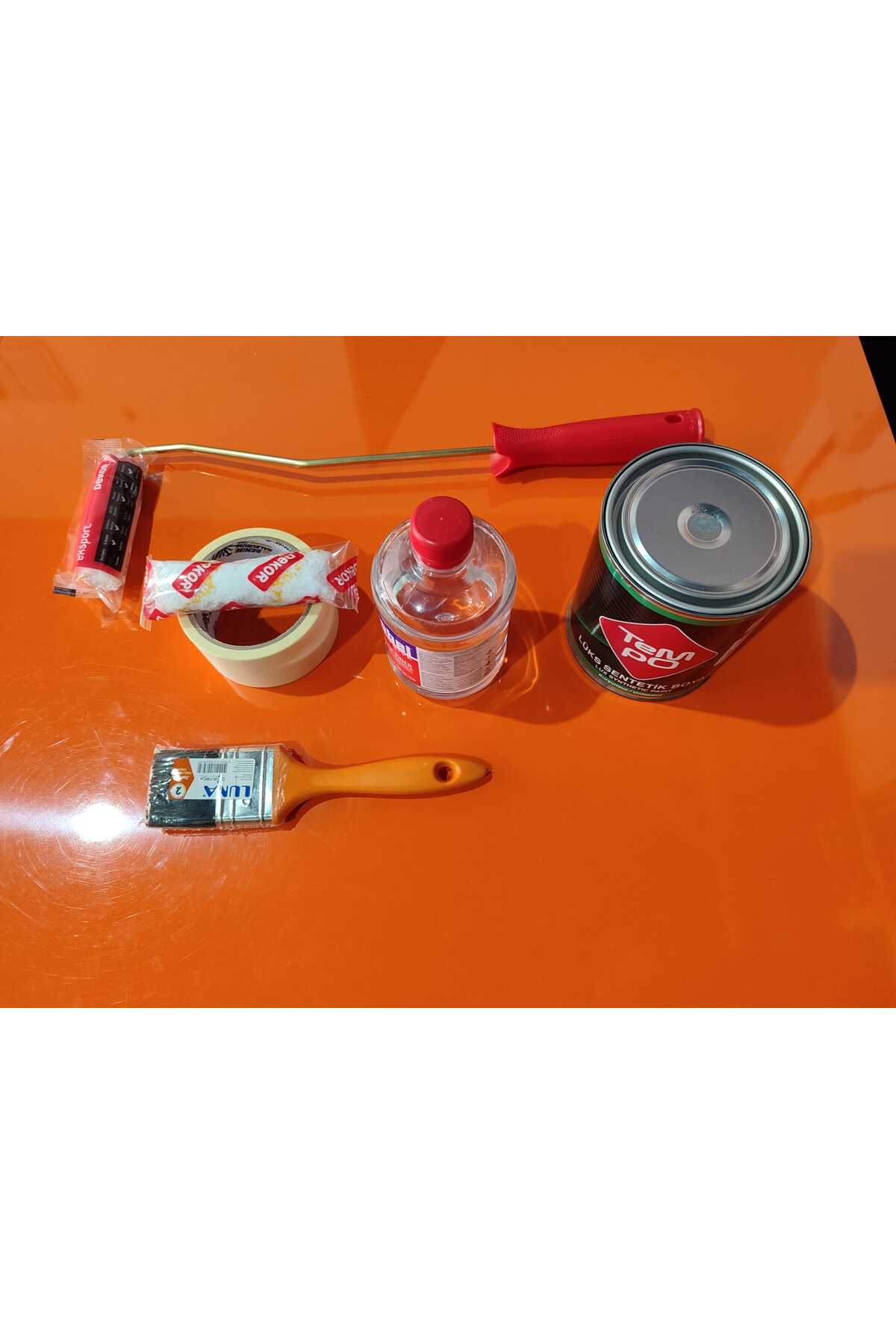 0,75 L TEMPO GRİ YAĞLI BOYA SET 6 PARÇA