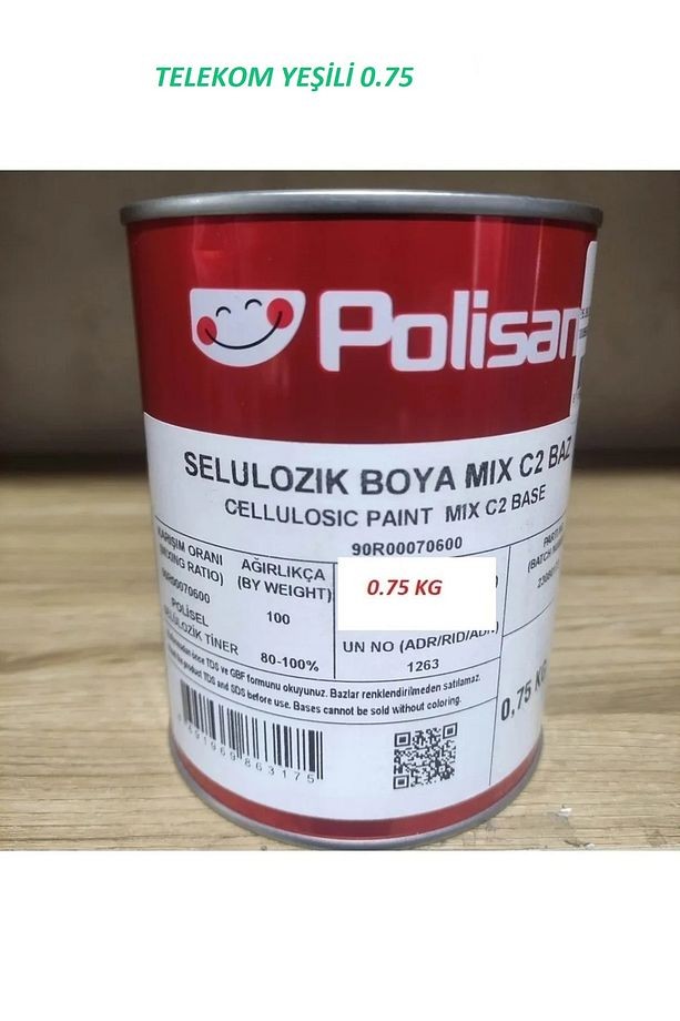 SELÜLOZİK BOYA RENK SEÇİNİZ (0,75 LİTRE) 1 ADET GÖNDERİLİR