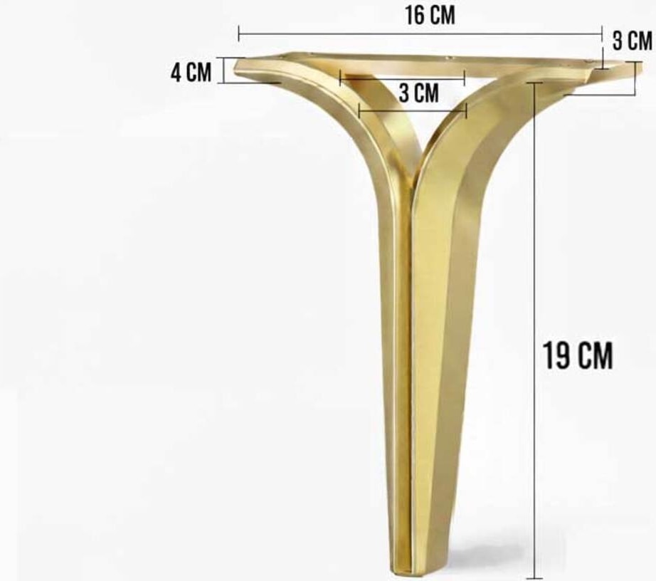 Nergis 19 cm Koltuk Yatak Odası Tv Ünitesi Konsol ve Sehpa Ofis Mobilyası Dolap Ayağı