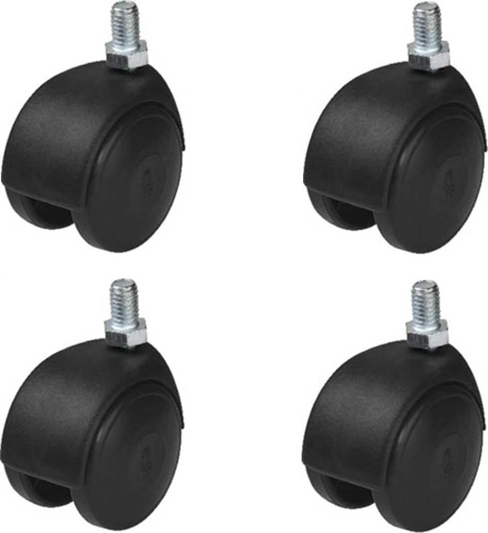 4 Adet Hts Eko 3/8 Vidalı Döner Mobilya Tekeri Çap : 49 mm Kod : 402