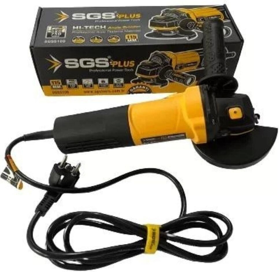 SGS Plus 5109 Hi-Tech Profesyonel Avuç Taşlama Makinesi 750 Watt