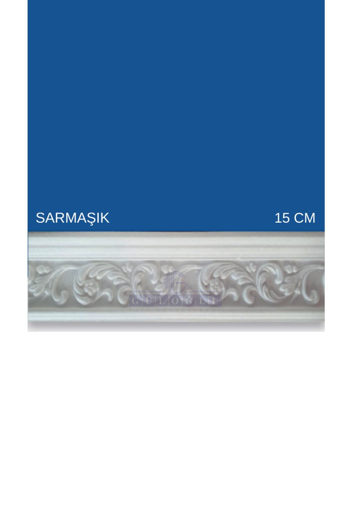 OZKUVVET 15 Cm Desenli Kartonpiyer Stropiyer Sarmaşık (5 Adet)