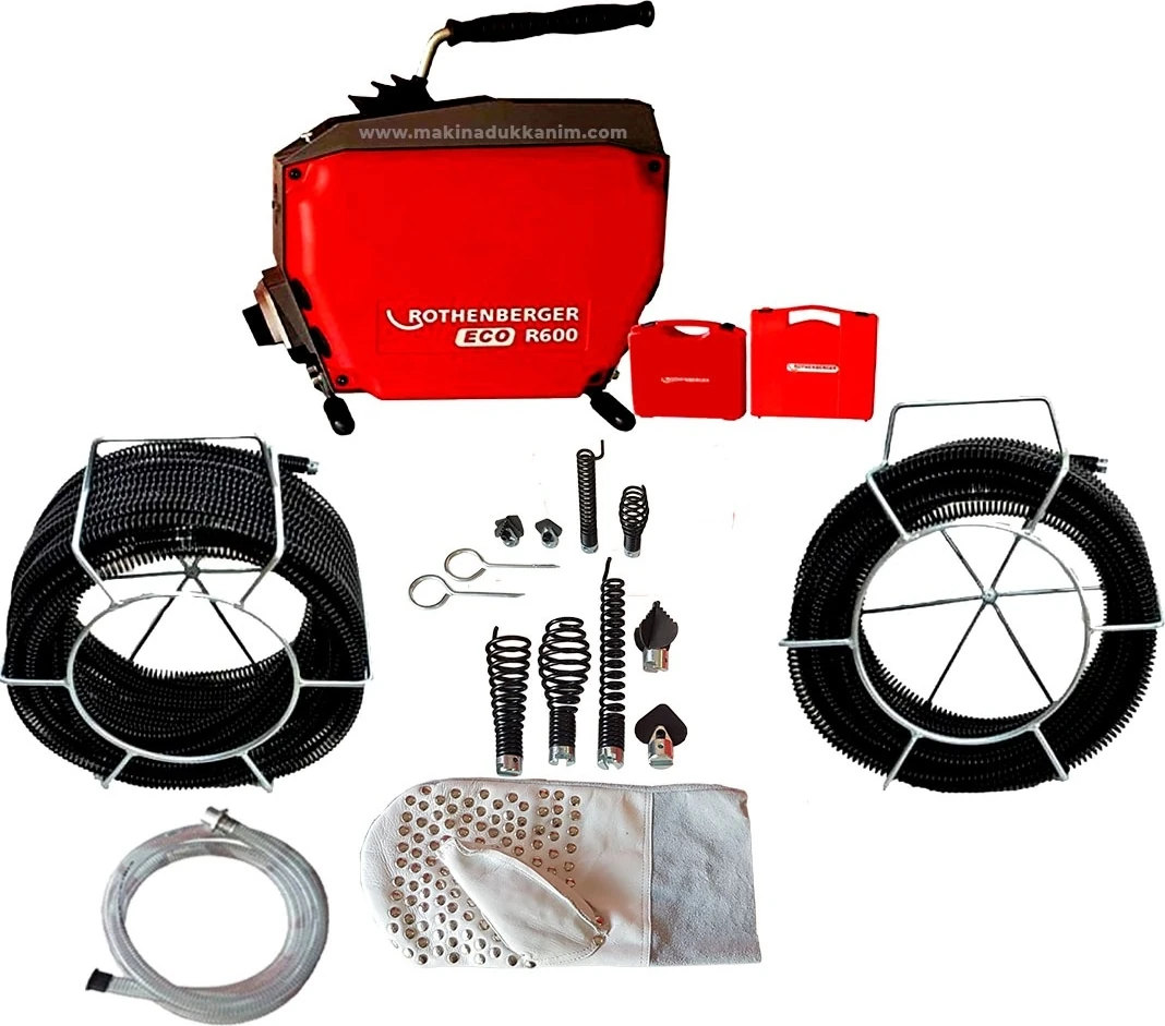 Kanal Gider Açma Makinesi R600 Eco Paket