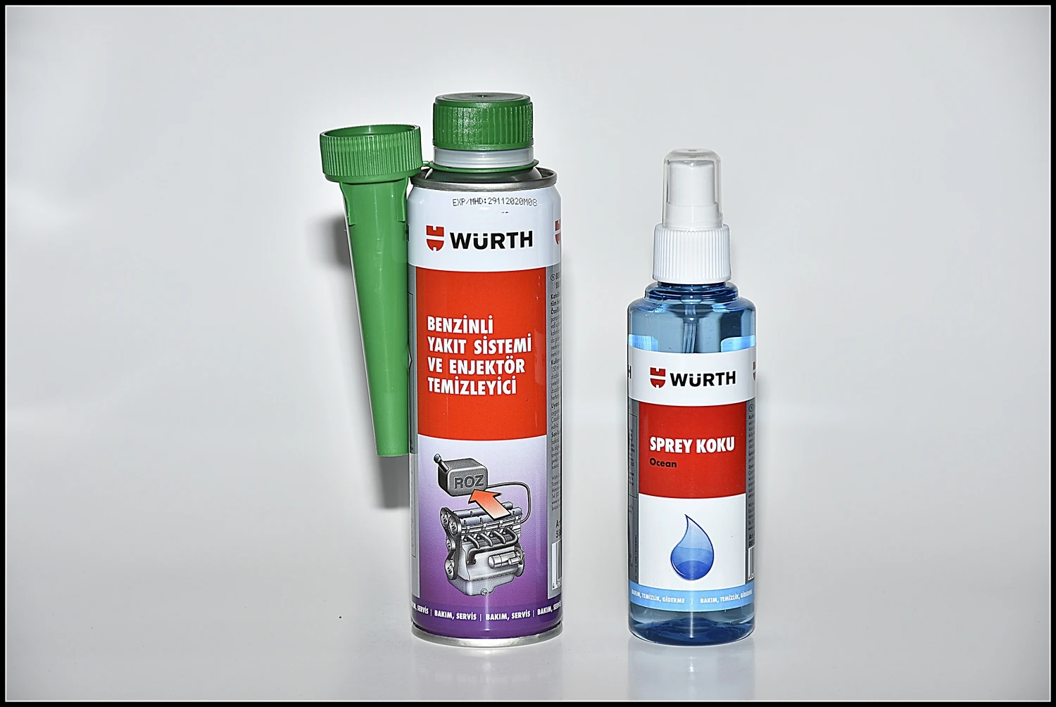 Benzin Enjektör 300 ml +  Sprey Koku Ocean 2'li Set