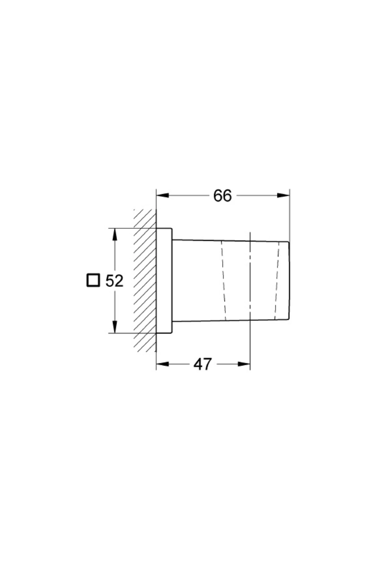 Euphoria Cube El Duşu Askısı Krom - 27693000