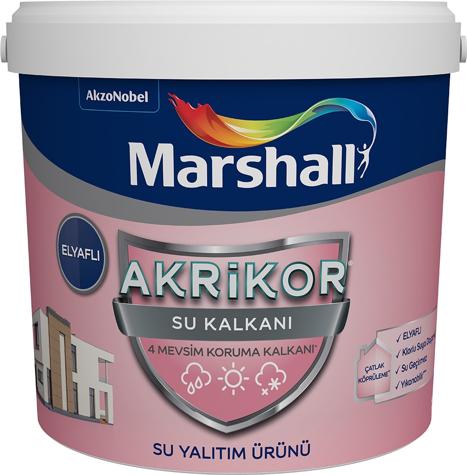 Akrikor Su Kalkanı Elyaflı Su Kesici Beyaz Kolay Uygulanan Su Yalıtım Malzemesi 3 kg
