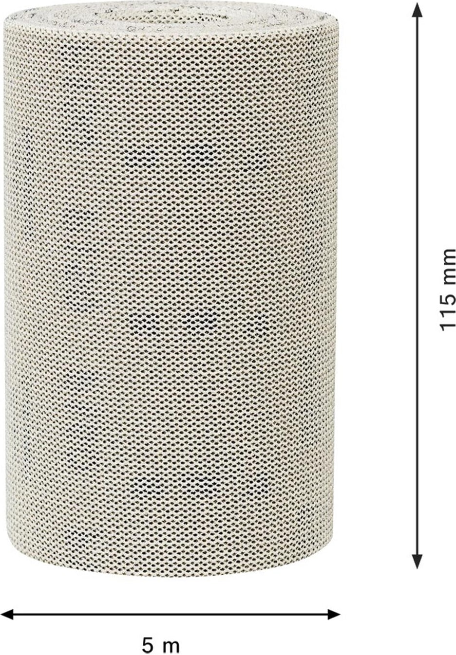 BOSCH M480 115 mm 150 Kum Cırtlı Rulo Elek Telli Ağ Zımpara 2608900788