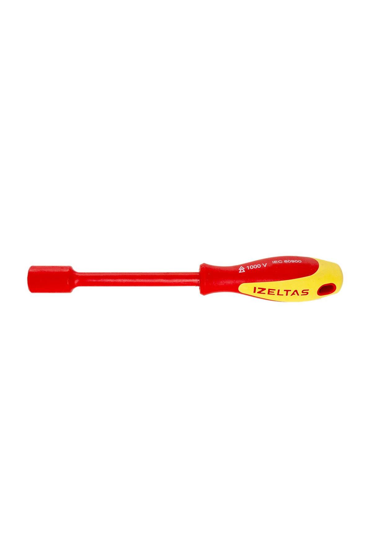 İZELTAŞ 4773190120 1000v Süngüsü Izoleli Lokma Uçlu Tornavida 12 Mm
