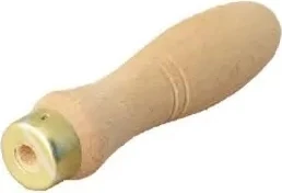 Ahşap Eğe Sapı - Düz (Geniş Ağızlı)