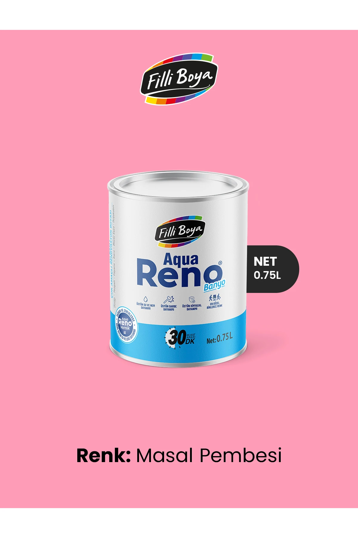 Aqua Reno Banyo 0.75 Lt Masal Pembesi