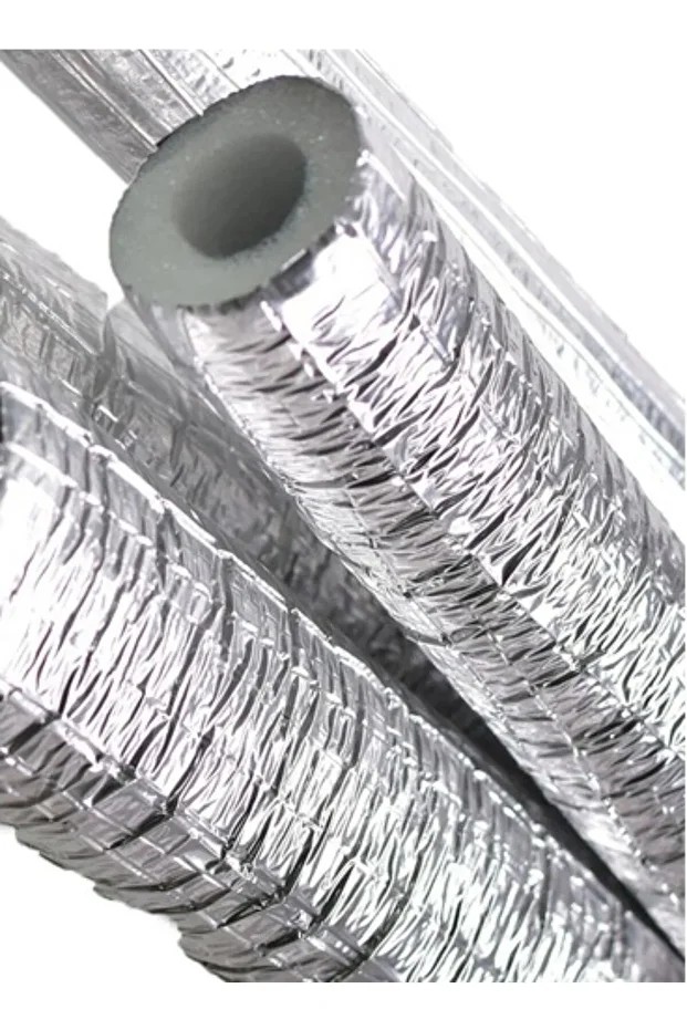 20 Mm'lik Alüminyum Folyolu Izole Boru 22/10 (2 METRE) 1adet