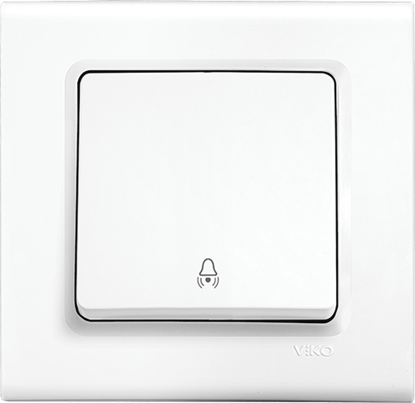 Linnera Zil Anahtarı Beyaz Çerçeve Dahil