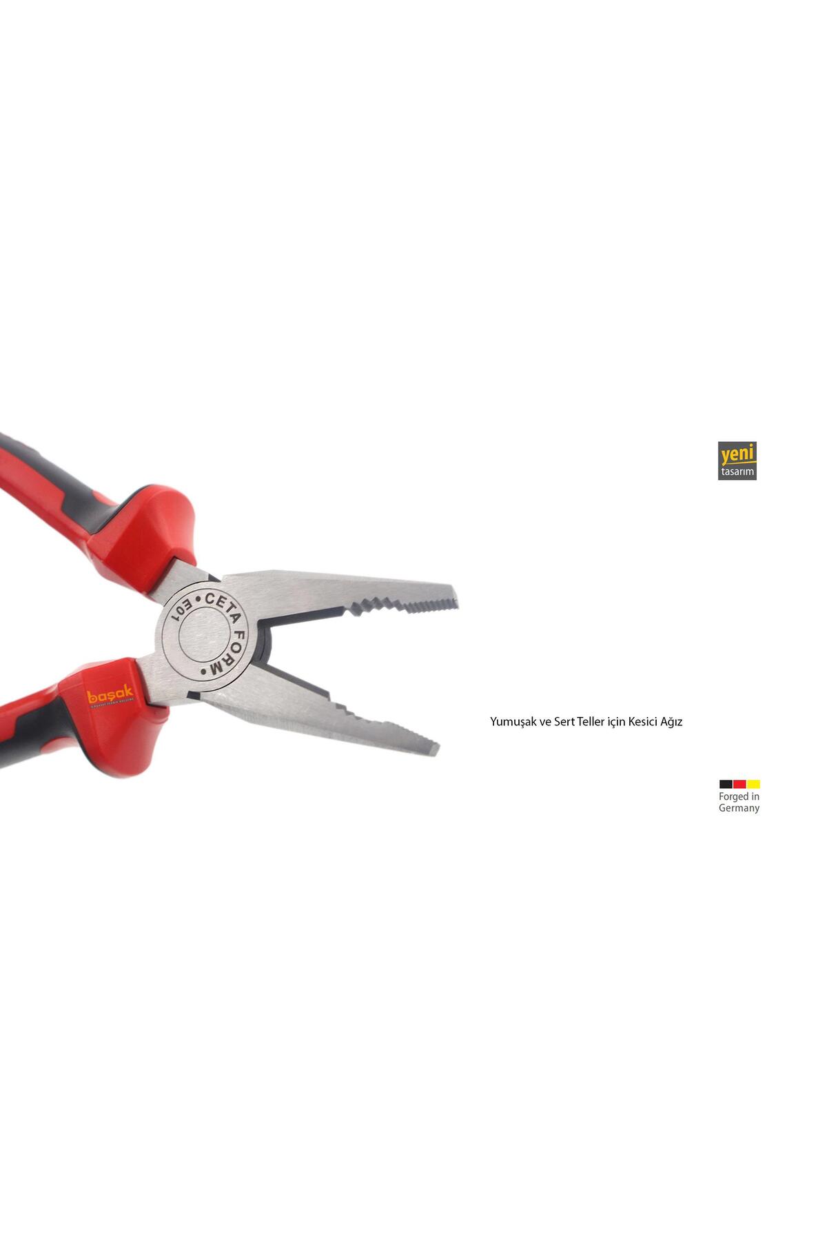 180 Mm Kombine Pense Polisajlı-duotec Sap E01-41-0180