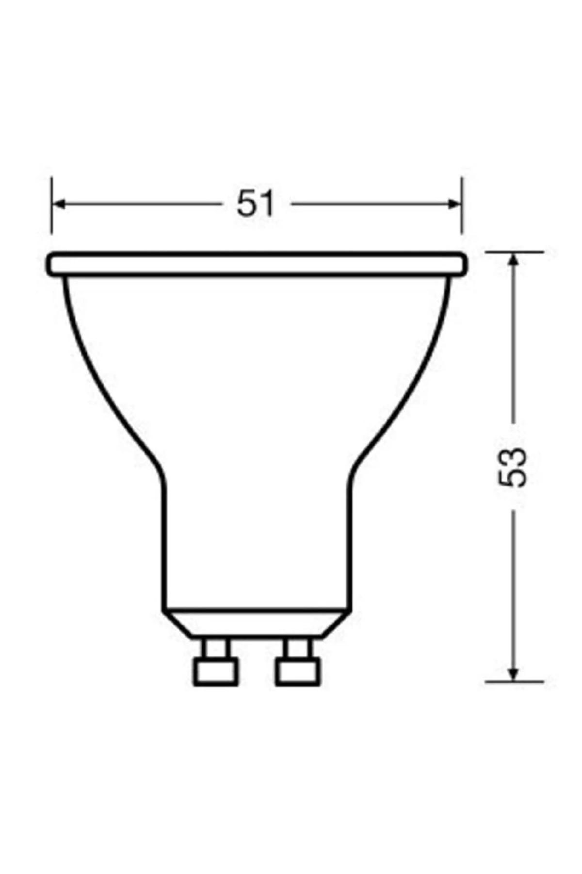 GU10 Duylu 4,5 W Led Ampul 4000 Kelvin Gunışığı Işık 4058075198616