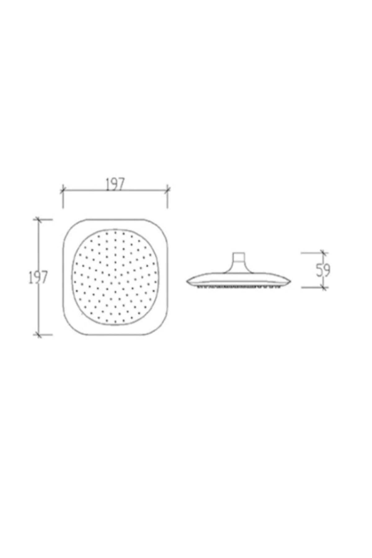 Rain Bianco 5+1 Fonksiyonlu Tepe Duş Seti 53276