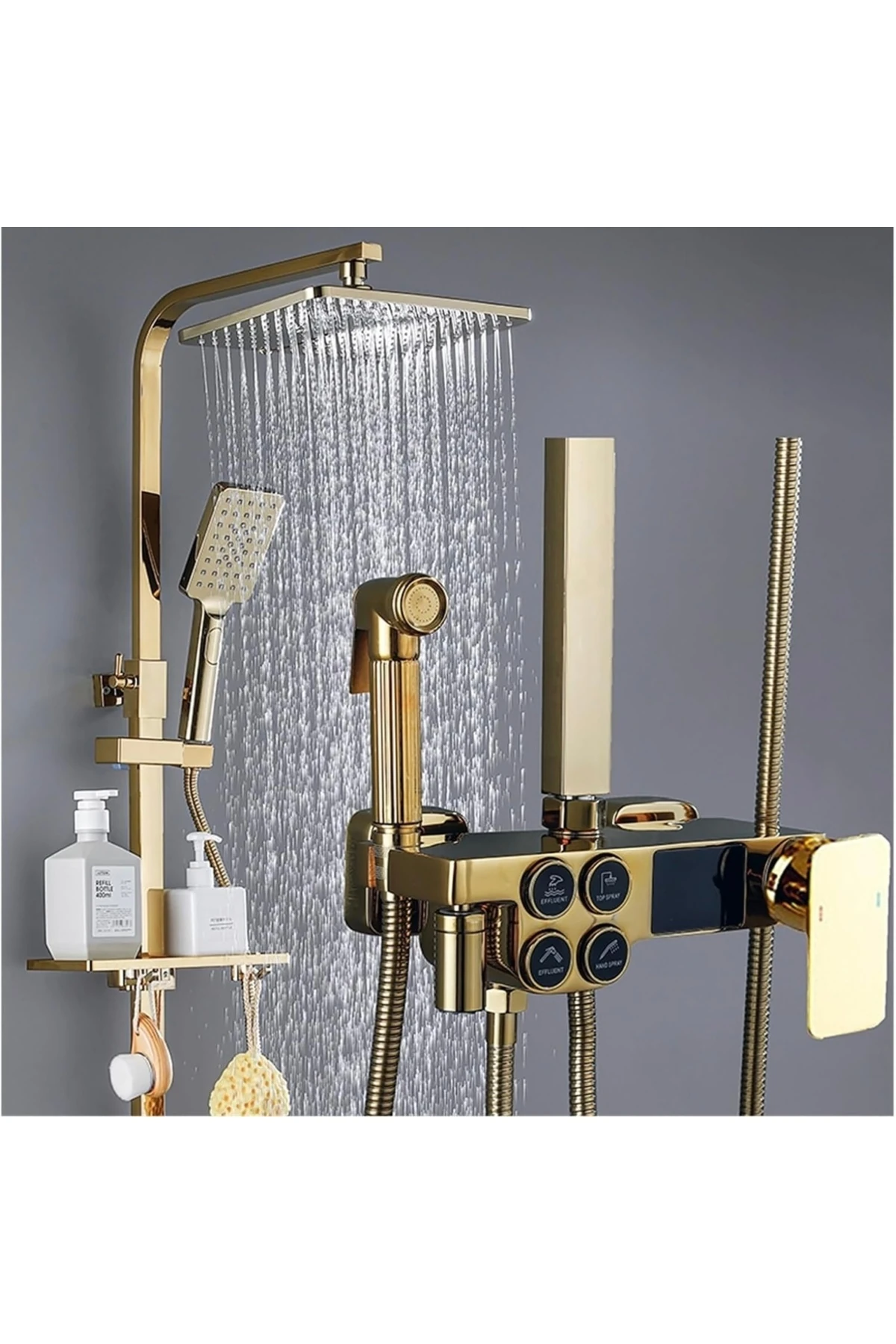 Akıllı LED Ekranlı Termostatik Duş Sistemi Premium Tasarım