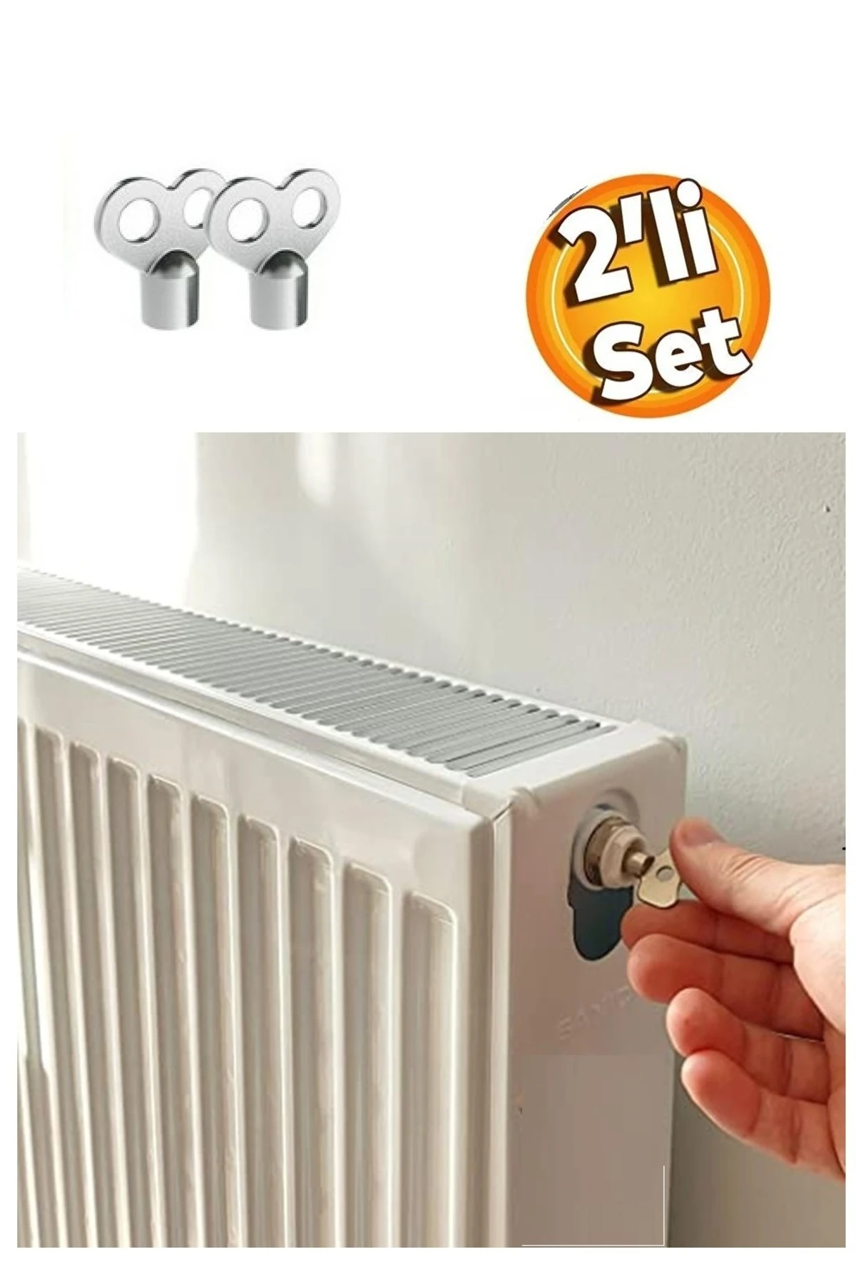 Kalorifer Hava alma Anahtarı Petek Radyatör Havlupan Havasını Almak için Purjör Anahtarı