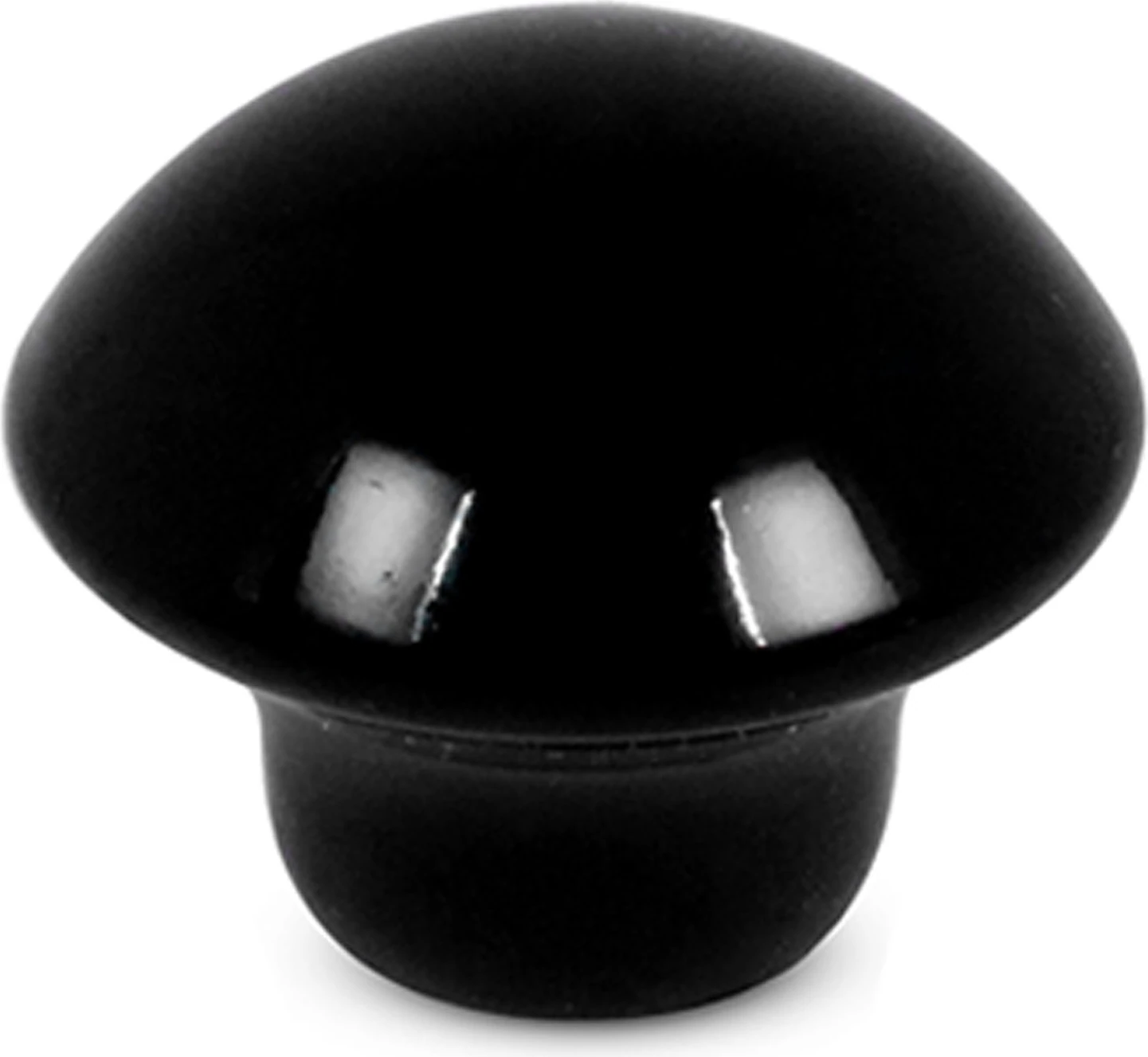 Mantar Düğme Metal (SİYAH) Yuvarlak Mobilya Mutfak Çekmece Dolabı Dolap Kapak Kulpu Kulpları Kulbu