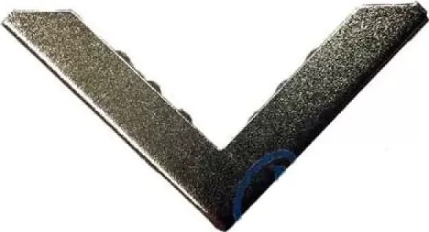 Kitap, Kapak, Menü, Albüm Köşesi, Büyük - 23X40MM, Nikel, 10 Adet