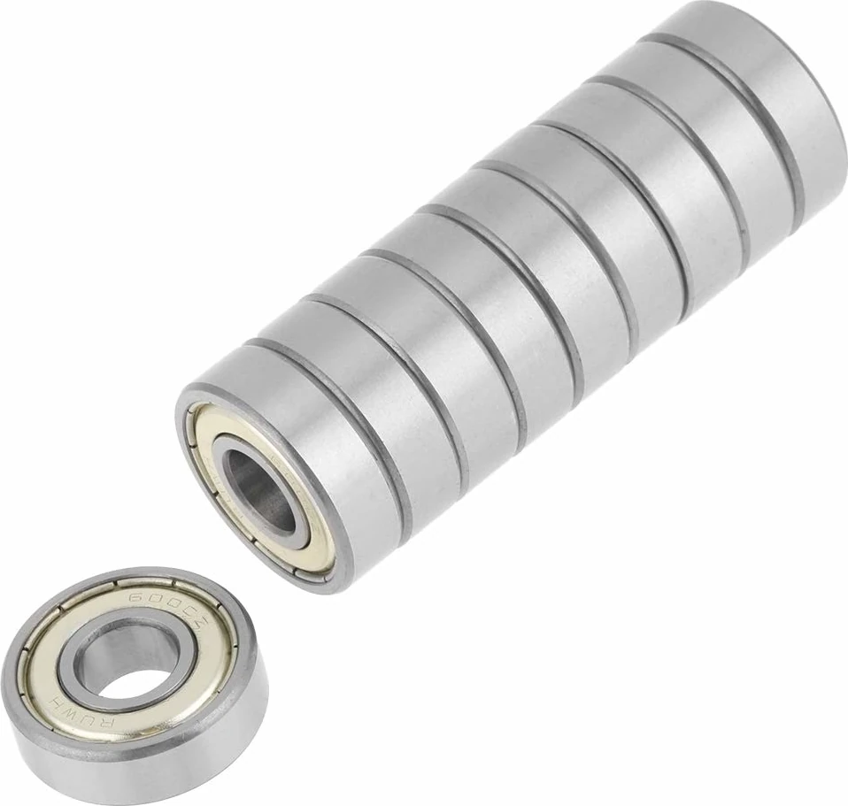 Rulman 10'lu 6000ZZ Metal Mühürlü 7 x 19 x 6 mm Bilya Rulman