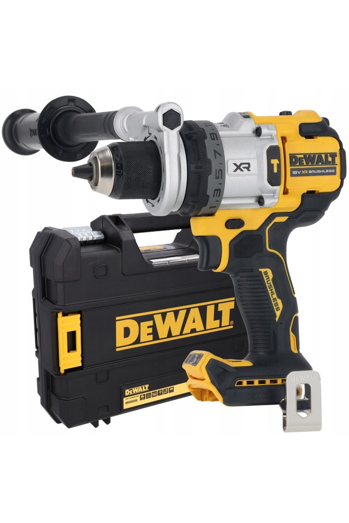 DEWALT XR Kömürsüz Akülü Darbeli Matkap 169Nm (Akü Hariç) DCD1007NT-XJ