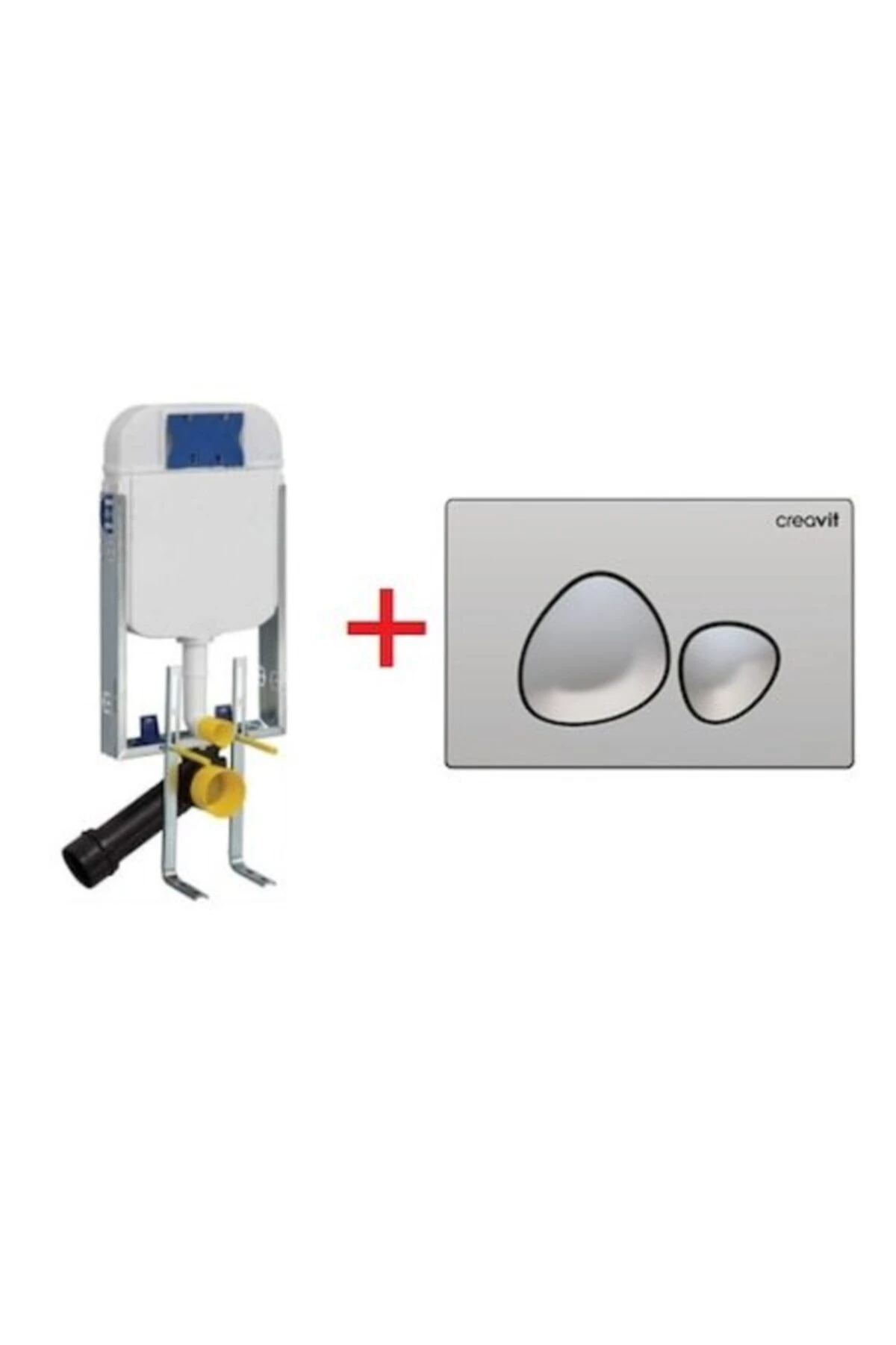 2'li Set Gömme Rezervuar Seti 8 Cm Gr5001+gp7004