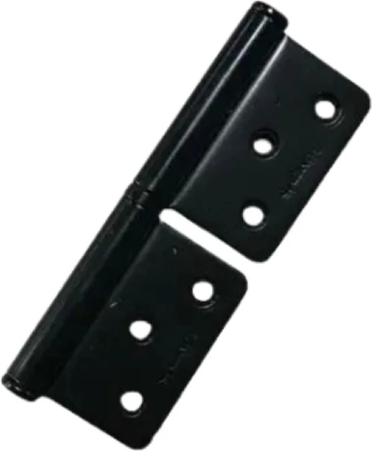 12 cm Siyah Çelik Yönsüz Cırtlı Kapı Menteşesi