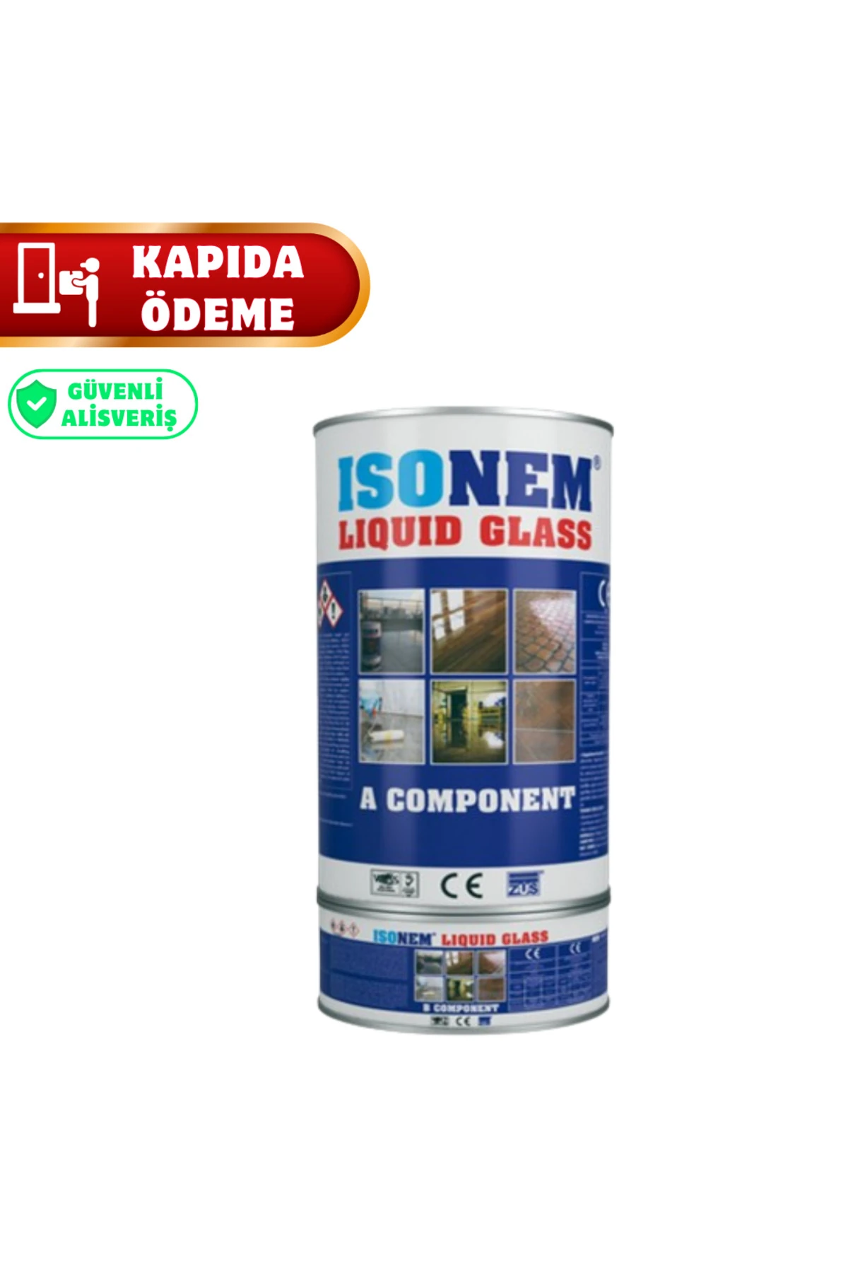 Liquid Glass Şeffaf Su Yal 1,75 Kg 0,25kg