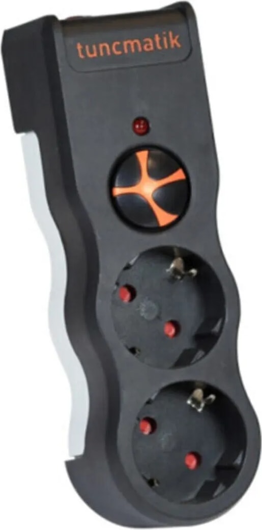 TSK5081 Powersurge2 Enerji Koruma Prizi 2li 525 Joule Siyah