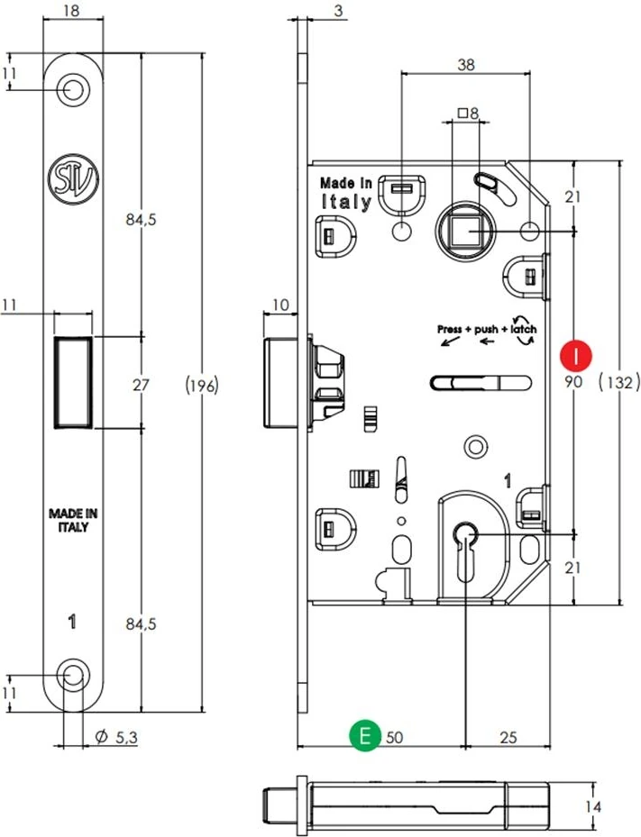 ART.A5 Serisi Manyetik Kapı Kilidi Oda Tipi