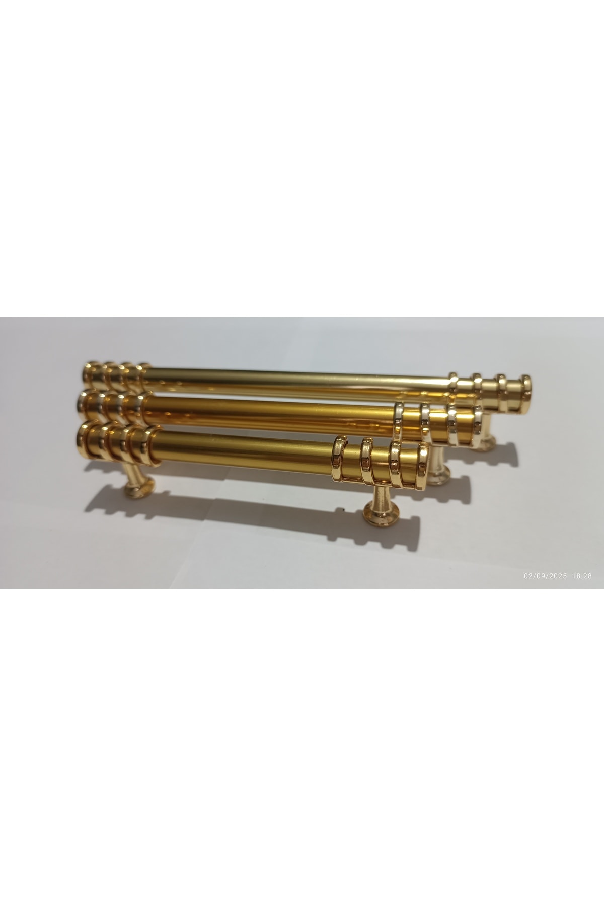 OZKUVVET GOLD METAL KULP 192 MM (19,2 CM) MOBİLYA KULPU,DOLAP KULPU,MUTFAK DOLAP KULPU,ÇEKMECE