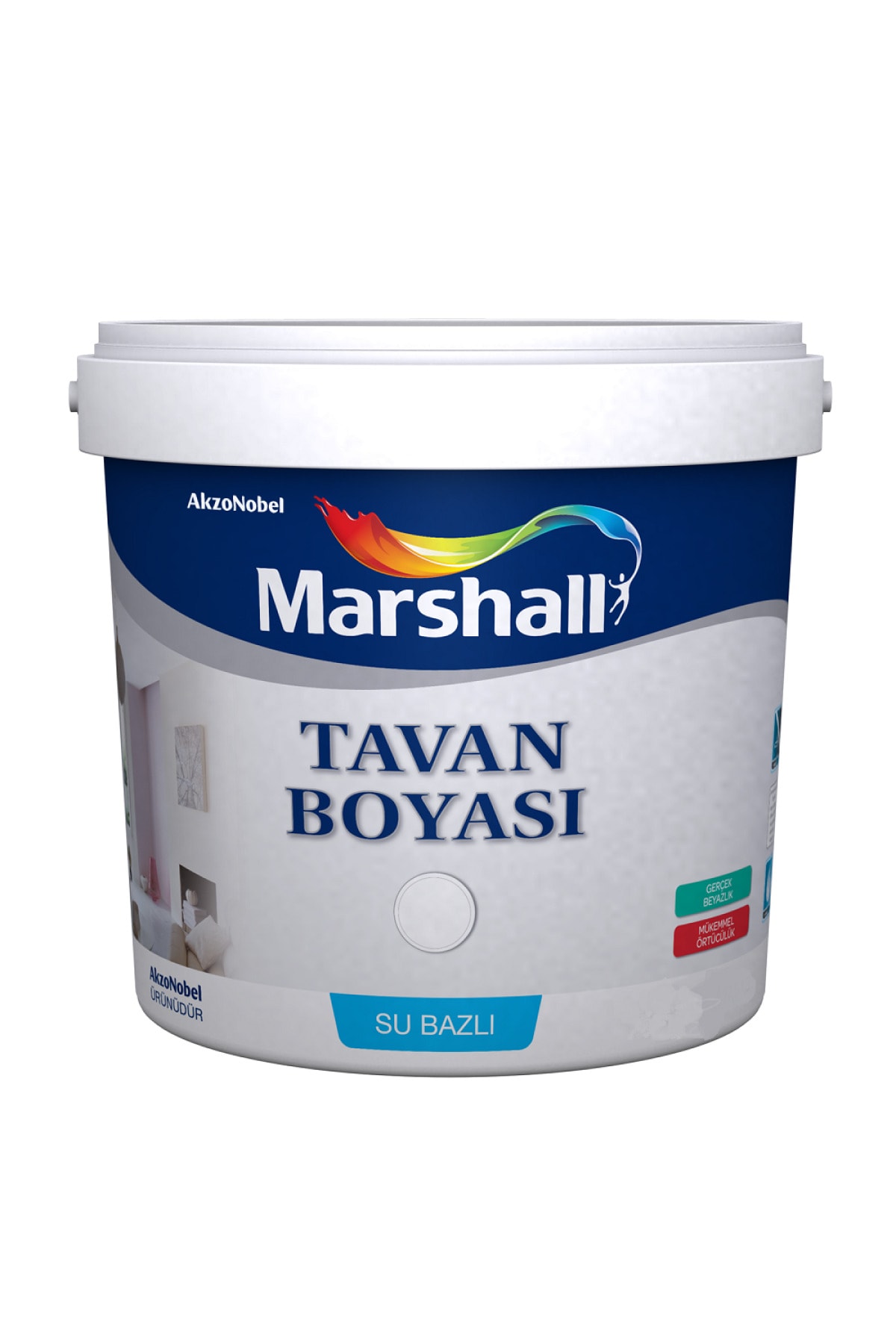 Sil-pak Silikonlu Tam Silinebilir Iç Cephe Duvar Boyası 2.5 lt + Tavan Boyası 3.5kg