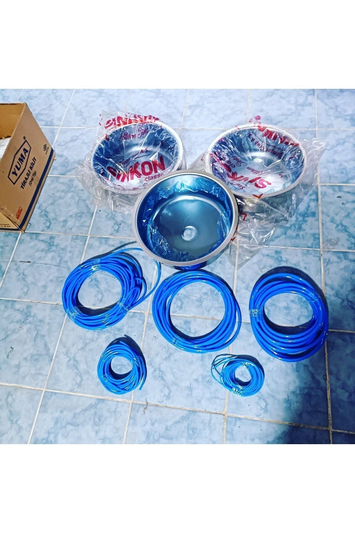 Paslanmaz Yuvarlak, Daire, Oval Krom Evye Mutfak Lavabosu Evyesi + Stoktan Aynı Gün Kargo..