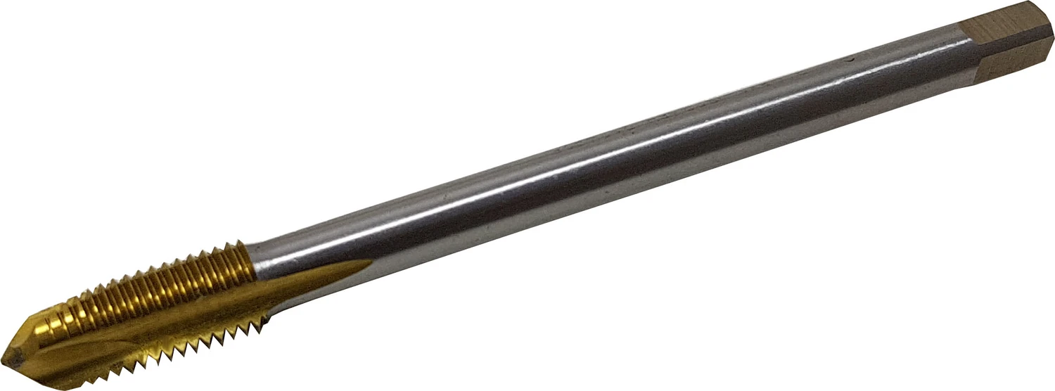 Helis Kılavuz Gaz Diş M-8 Titanyum Kaplı 1mm Diş Açma Kanal Açma Klavuz Ince Diş