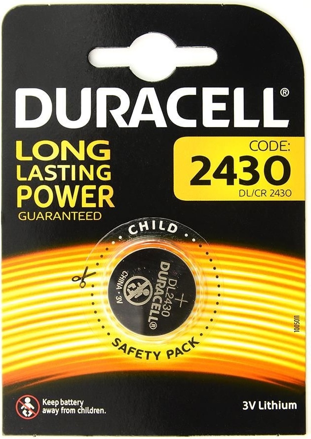Duracell Yuvarlak Düğme Pil 2430 3 Volt