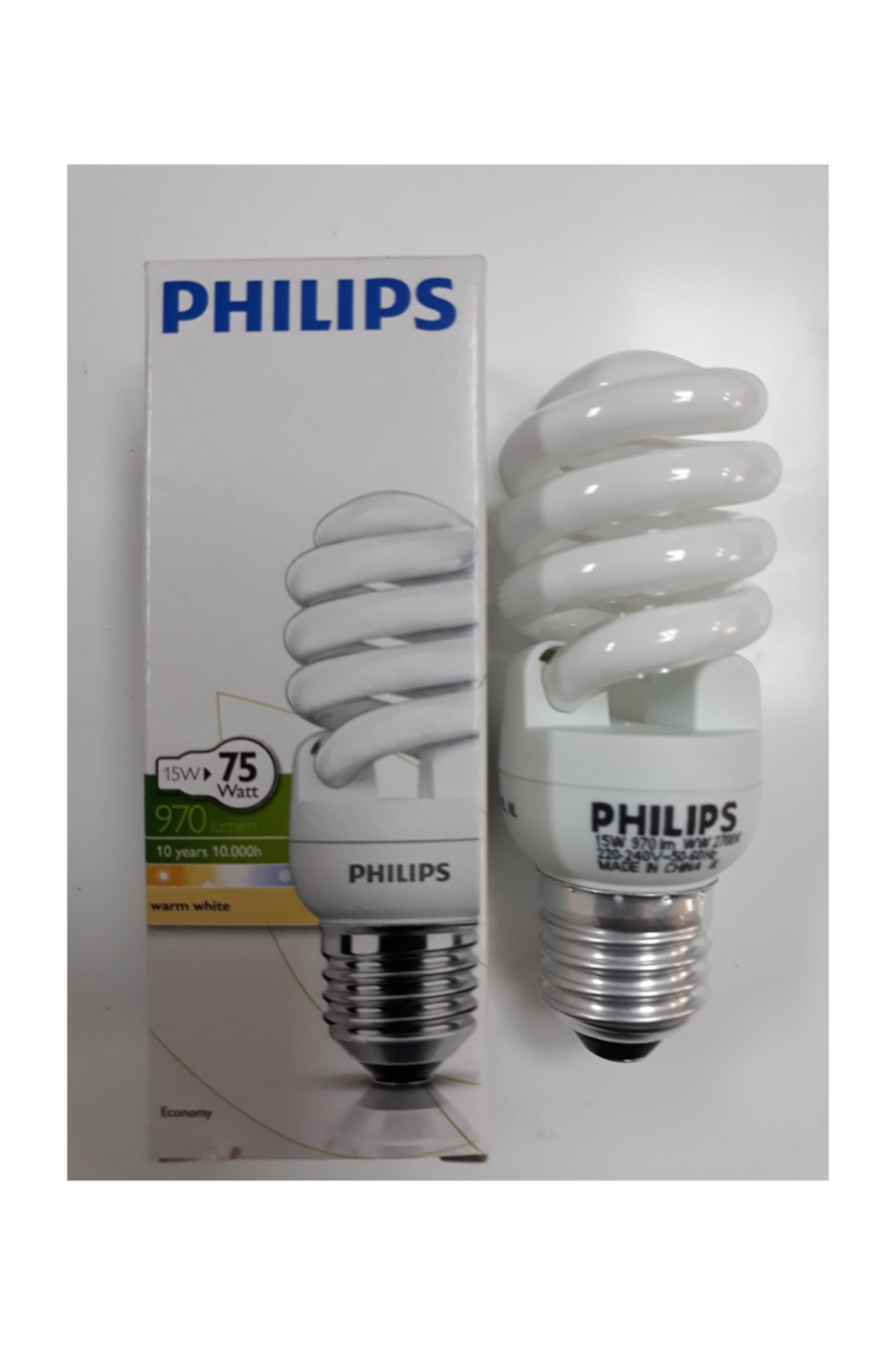 15w Tasarruflu Ampül/sarı Işık-2700k/e27-kalın Duy (DAR MODEL) 970 Lumen