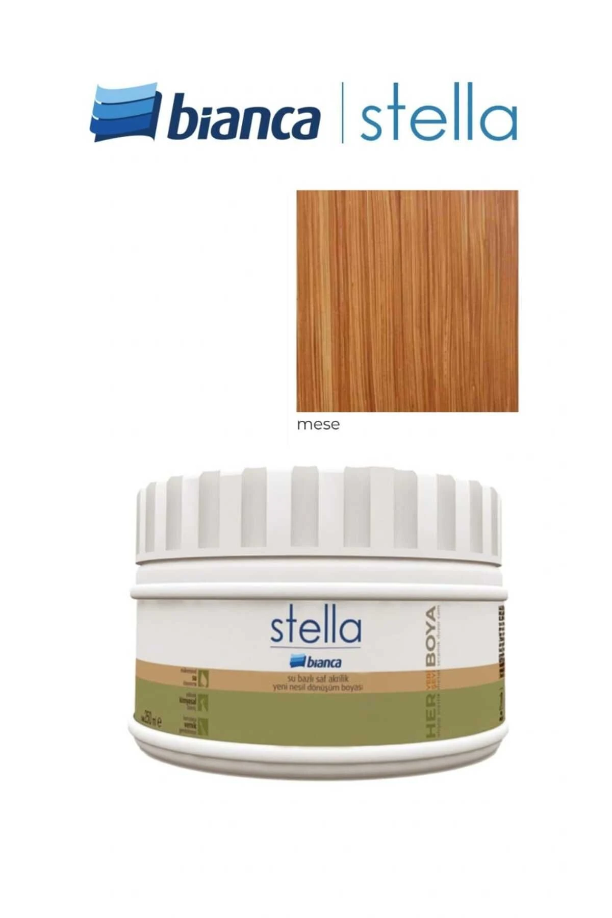 STELLA Ahşap Renkler Serisi 250ml - Meşe