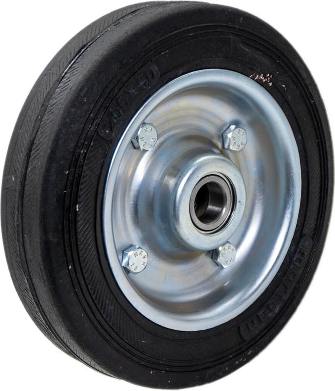 Yük Taşıma Dolgu Lastik Teker Çelik Saç Jant 200 x 50 mm