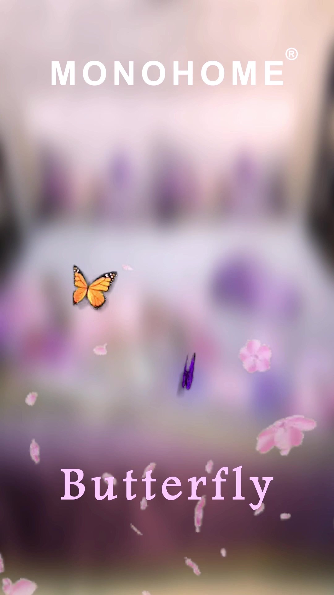 Çift Kişilik %100 Pamuk Saten Nevresim Takımı Butterfly – Anneler Günü Özel Dokuma