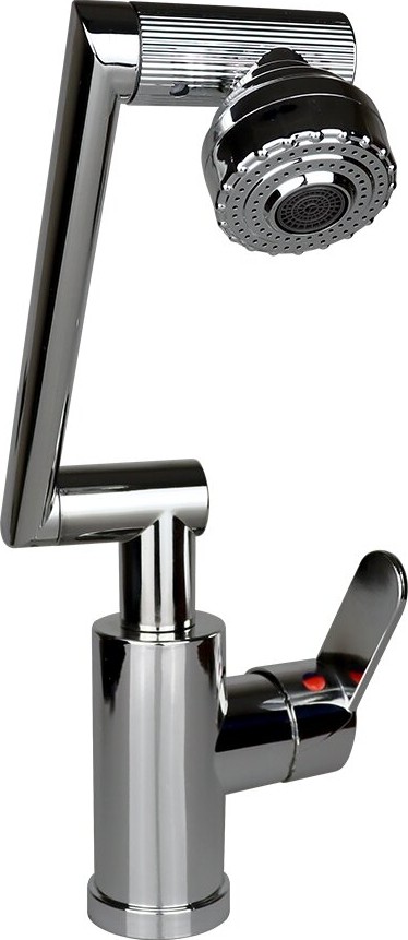 Krom - 1080 Derece Dönebilen Çok Fonksiyonlu Musluk Batarya KTX-3309 (4767)