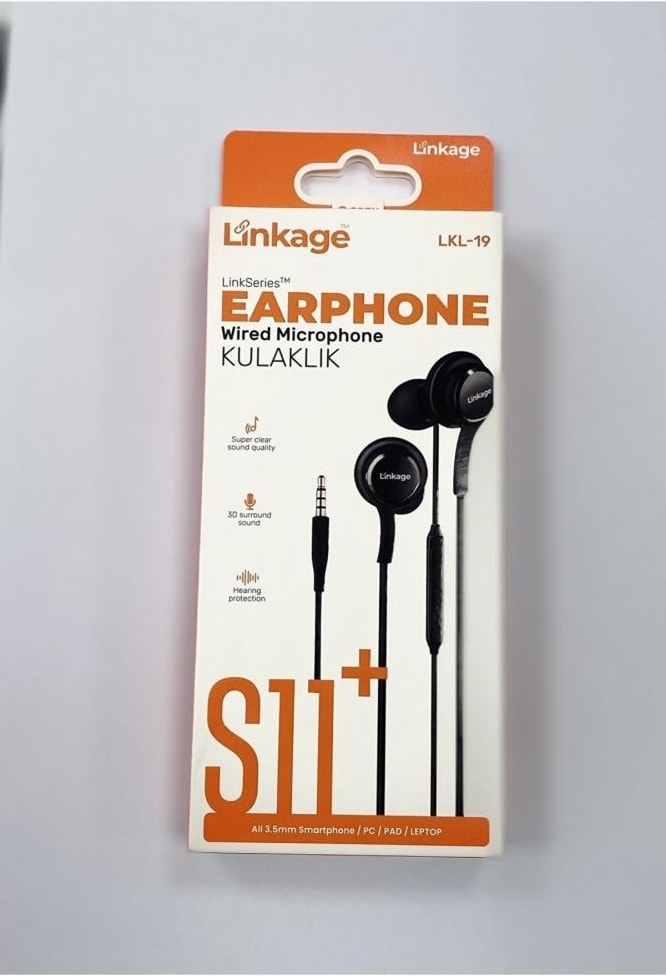 Lkl-19 S11 Kablolu Mikrofonlu Kumandalı 3,5mm Jack Kulaklık