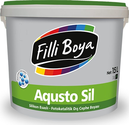 Aqustosil Silikonlu Fotokatalitik Dış Cephe Boyası 15 Lt 11S