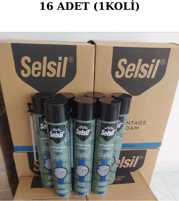 Poliüretan Köpük 600GR 16 Adet (1koli)