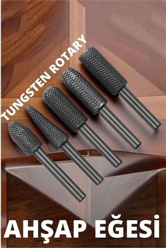 Bfs Tungsten Ahşap Oyma Şekillendirme 5 Li Eğe Seti